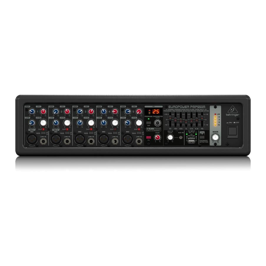Behringer Europower PMP550M 5 Channel Powered Mixer (500 Watt)