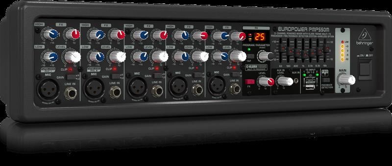 Behringer Europower PMP550M 5 Channel Powered Mixer (500 Watt)