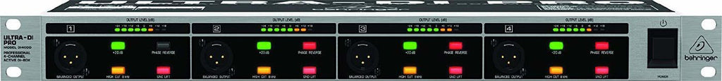 Behringer Ultra-DI DI4000 4-Channel Active DI-Box Rackmount