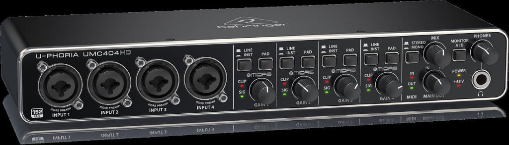 Behringer U-Phoria UMC404HD Interface