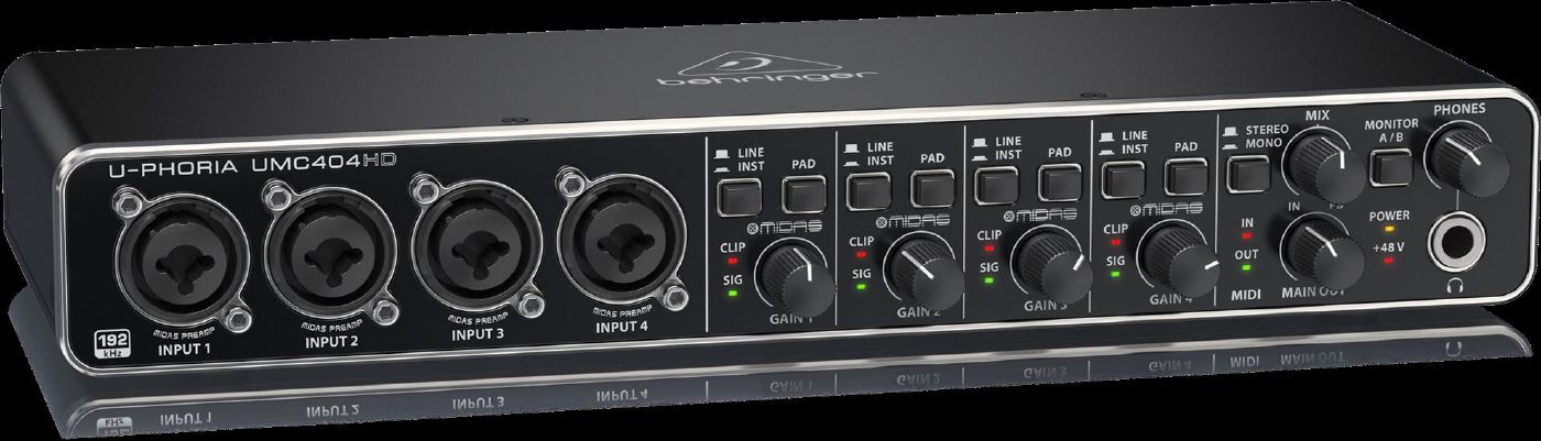 Behringer U-Phoria UMC404HD Interface