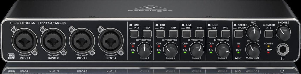 Behringer U-Phoria UMC404HD Interface