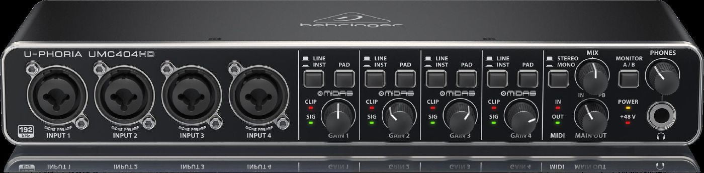 Behringer U-Phoria UMC404HD Interface