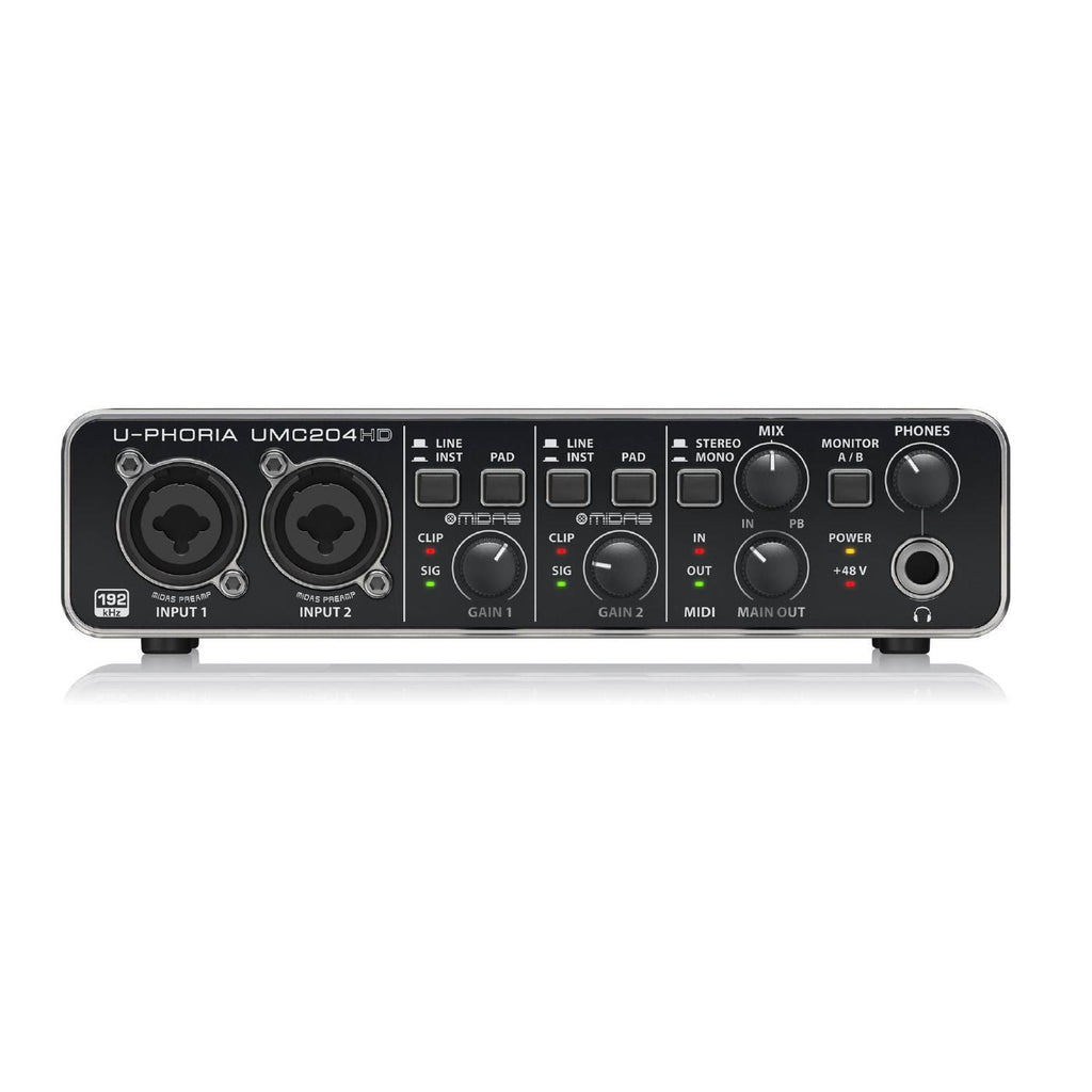 Behringer U-Phoria UMC204HD USB Audio Interface