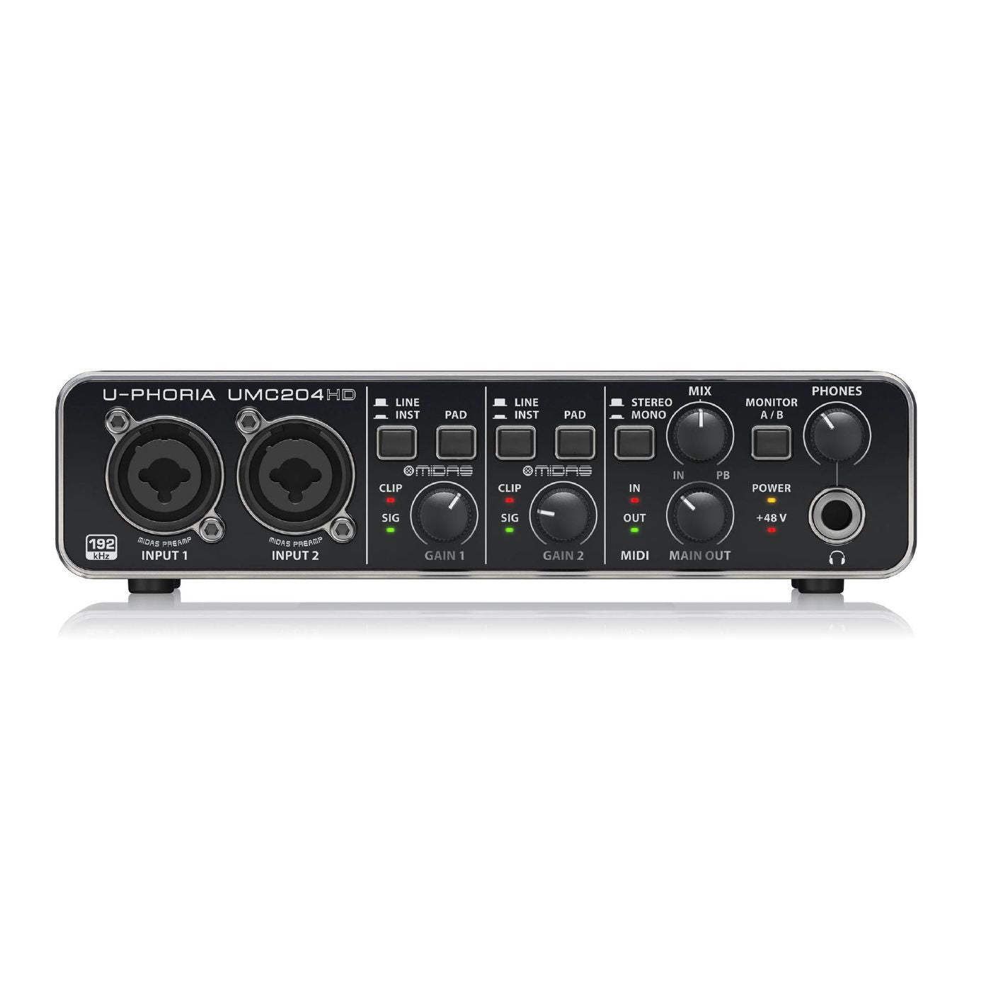 Behringer U-Phoria UMC204HD USB Audio Interface