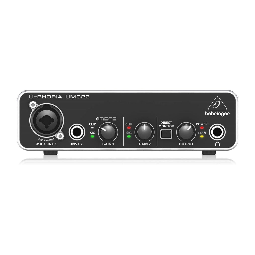Behringer U-Phoria UMC22 2x2 USB Audio Interface