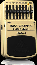 Behringer BEQ700 Bass Graphic Equalizer Effects Pedal