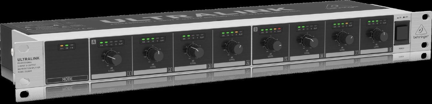 Behringer DS2800 2 In 8 Out Distribution Splitter