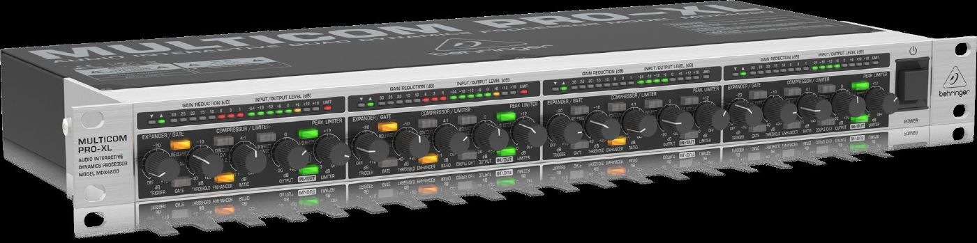 Behringer MULTICOM PRO-XL MDX4600 4-Channel Expander/Gate/Compressor V2