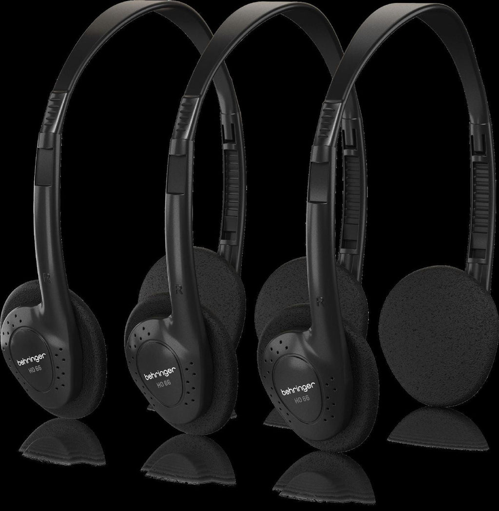 Behringer HO66 Budget 3-Pack Headphones