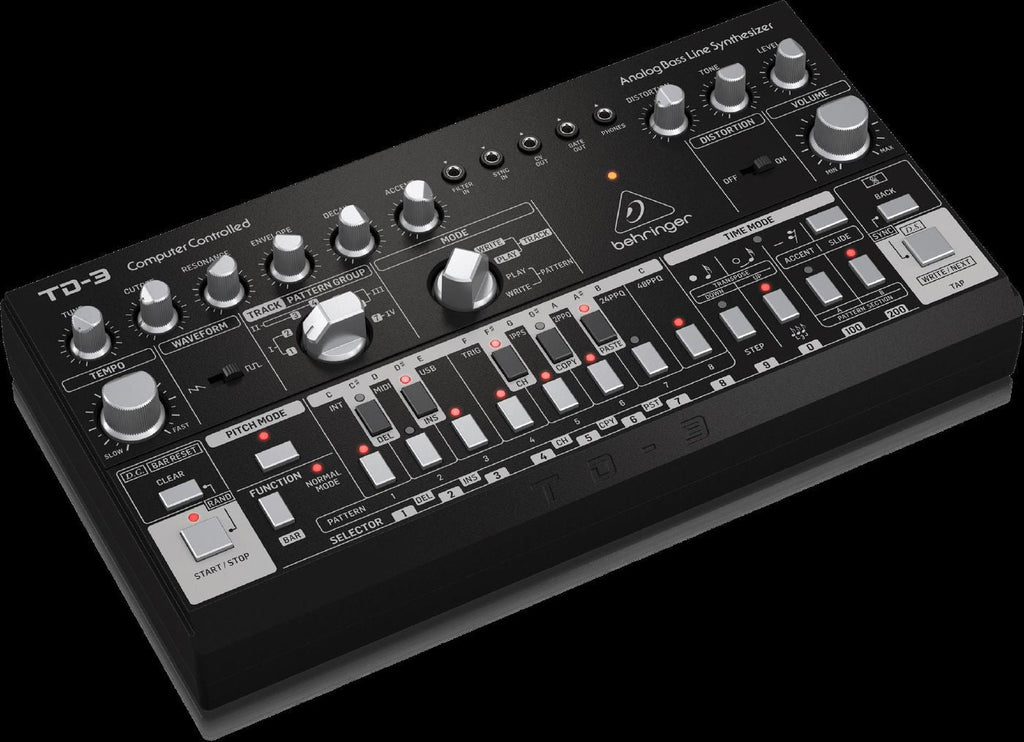 Behringer TD3-BK Analog Bass Line Synthesizer in Black