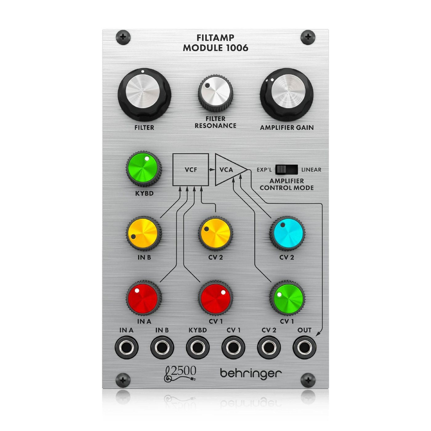 Behringer 1006 Low-Pass VCF & VCA Filtamp Module for Eurorack