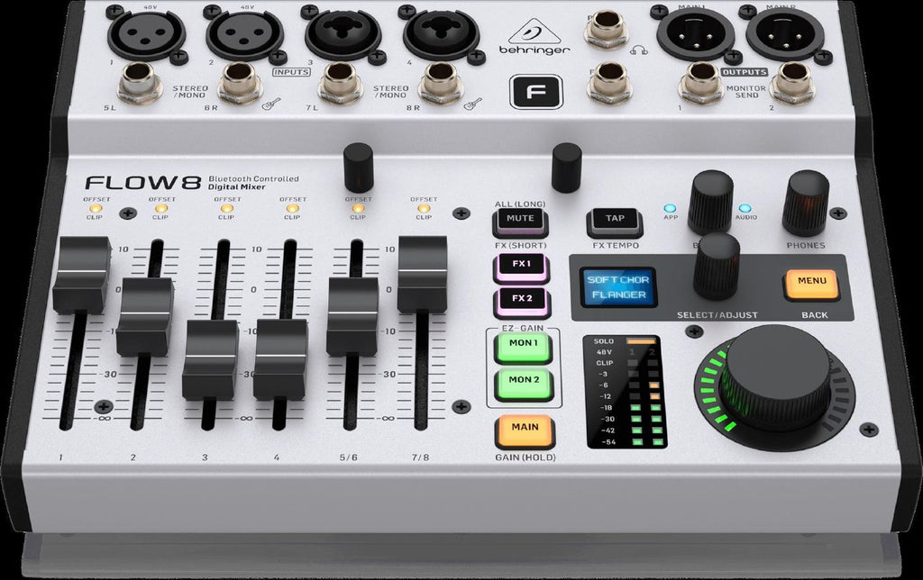Behringer FLOW-8 Digital Mixer with Bluetooth (FLOW8)