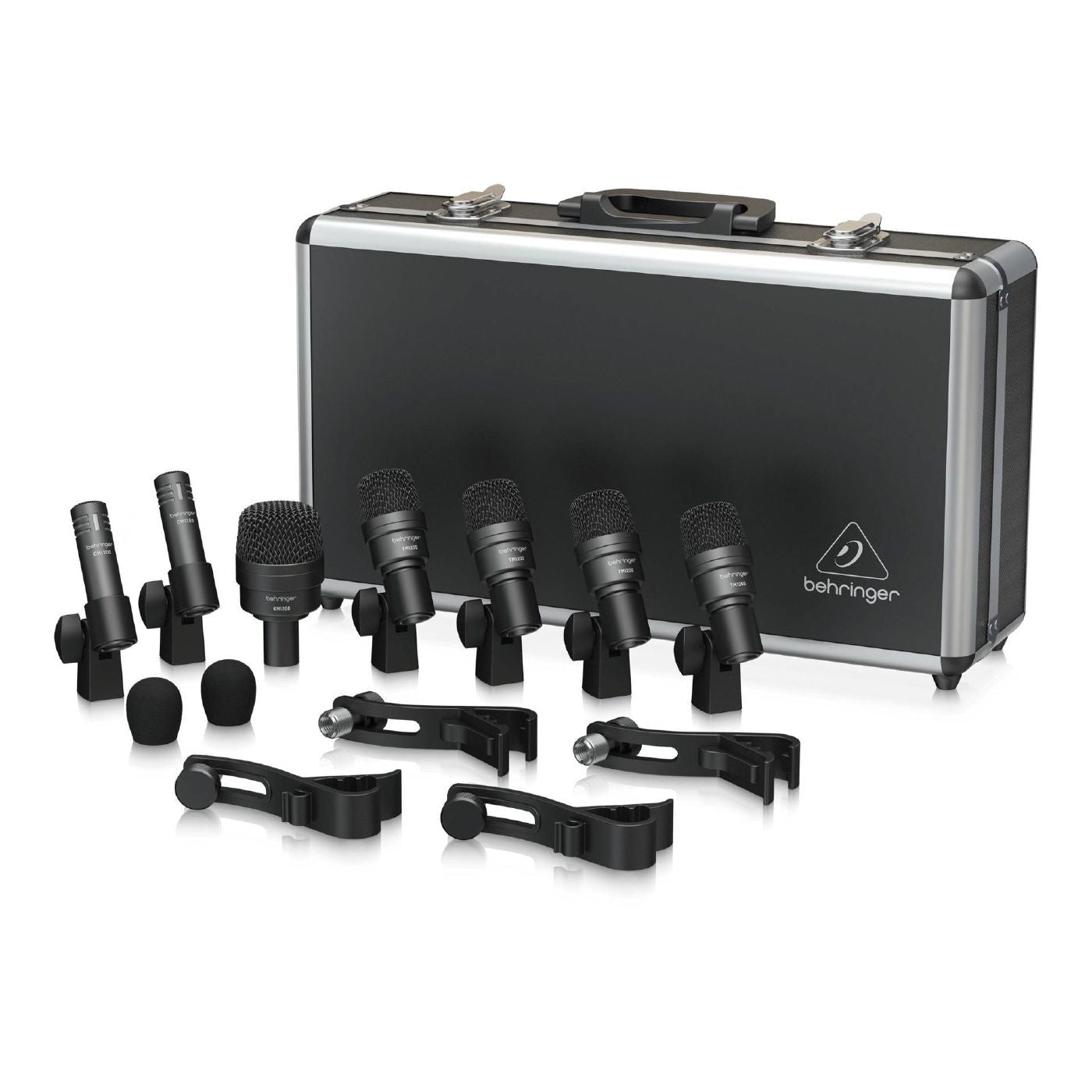 Behringer BC1200 7 Piece Drum Microphone Set In Case