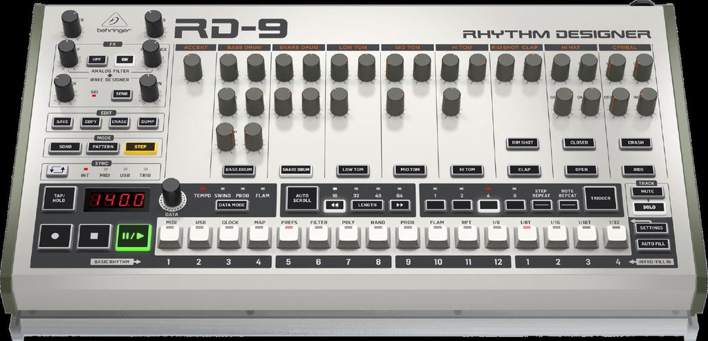 Behringer RD9 Analogue Rhythm Designer Drum Machine