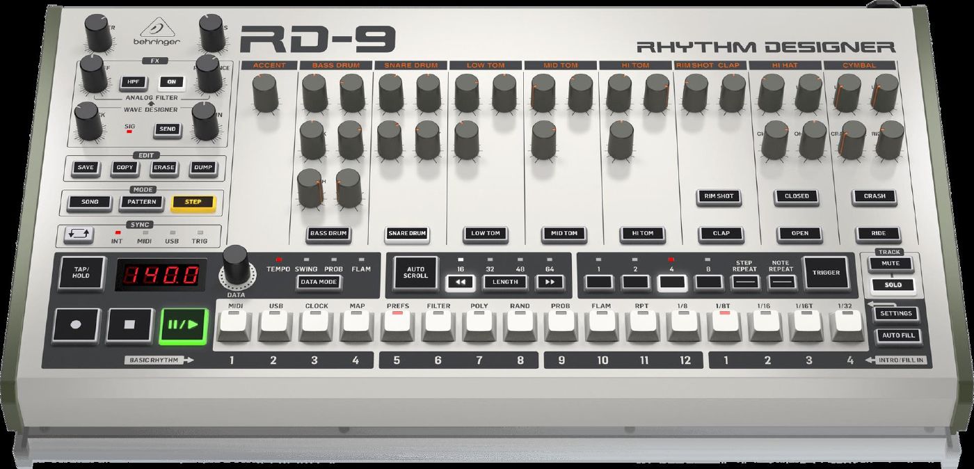 Behringer RD9 Analogue Rhythm Designer Drum Machine