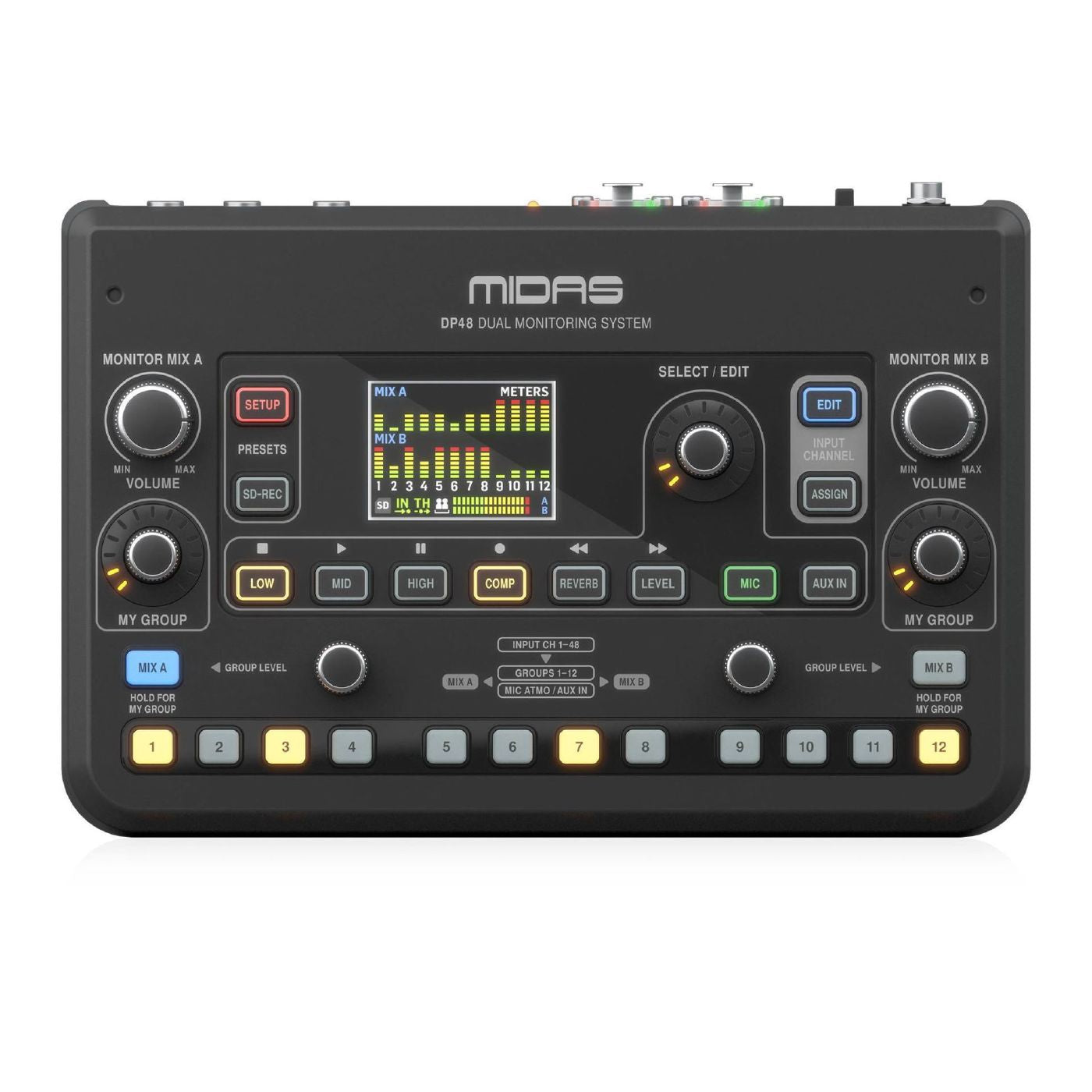 Midas DP48 Dual Channel Personal Monitor Mixer