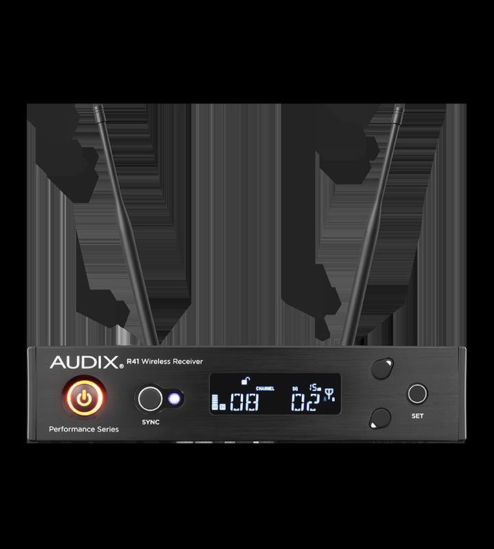 Audix AP41 Flute Wireless Microphone System R41 Diversity Receiver B60 Bodypack with ADX10FLP