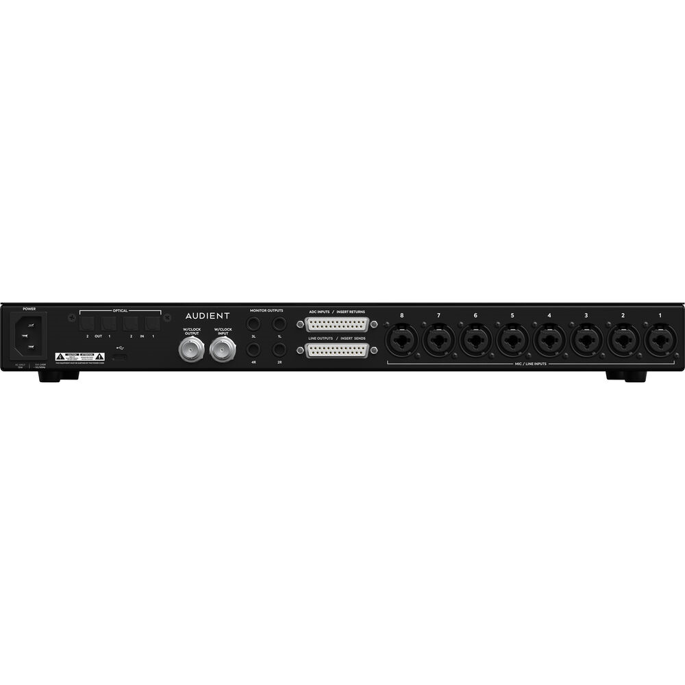 Audient iD48 rack-mountable 24 in 32 out Audio Interface