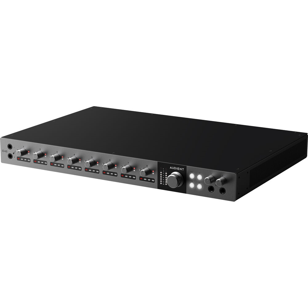 Audient iD48 rack-mountable 24 in 32 out Audio Interface