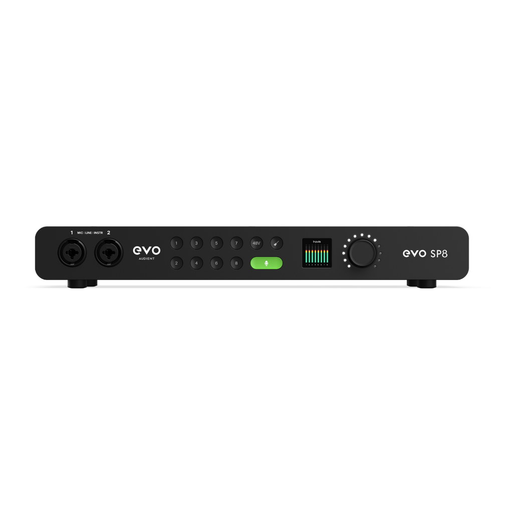 Audient EVO SP8 8 Channel Smart Microphone Preamp and AD/DA Converter