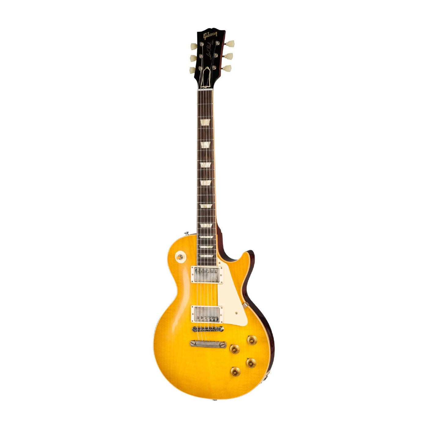 Gibson 1958 Les Paul Standard Reissue Electric Guitar in VOS Lemon Burst