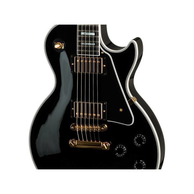 Gibson Les Paul Custom Electric Guitar - Ebony Gloss and Ebony Fingerboard