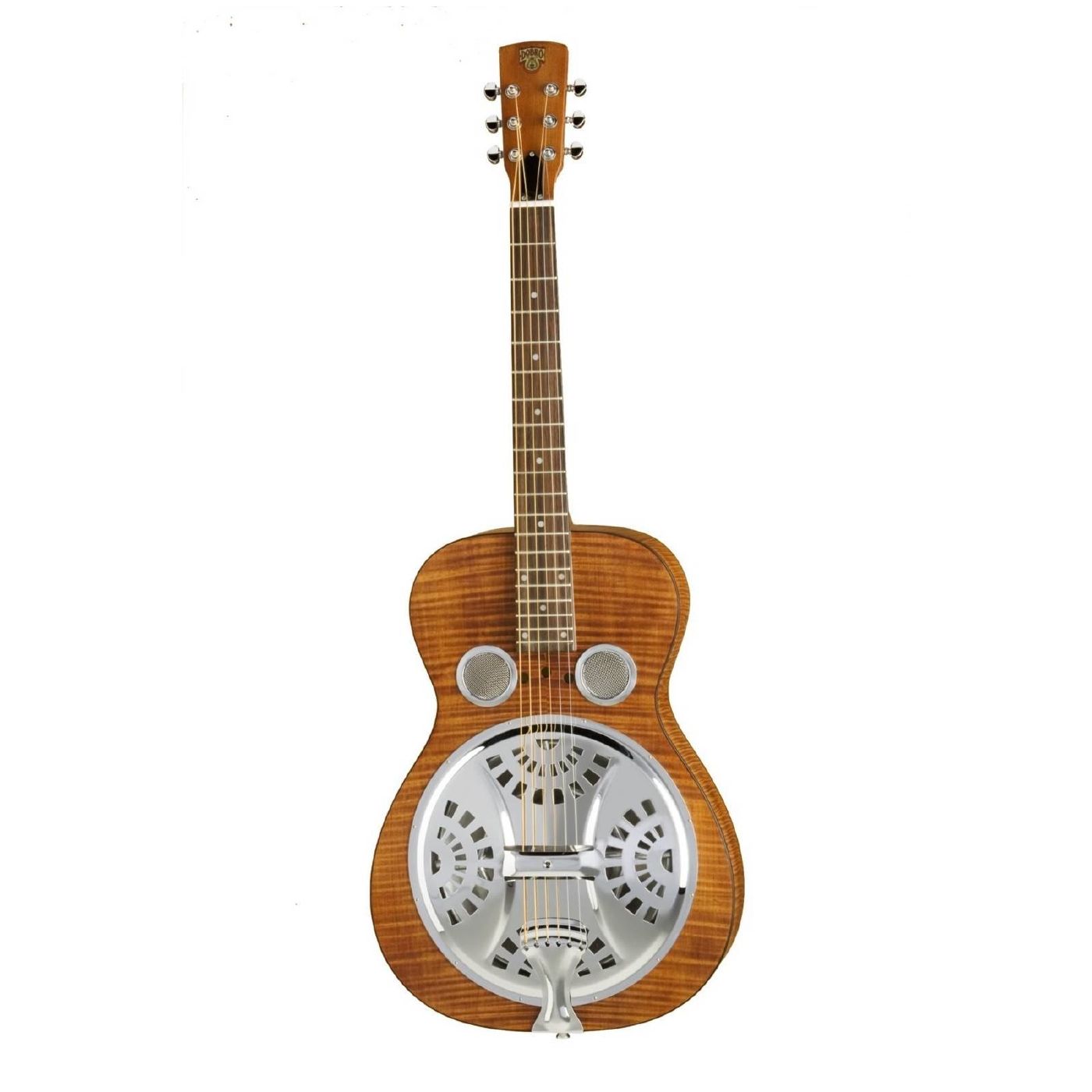 Epiphone Dobro Hound Dog Deluxe Round Neck Resonator Guitar Vintage Brown