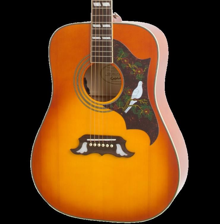 Epiphone Dove Pro Acoustic Guitar - Vintage Sunburst