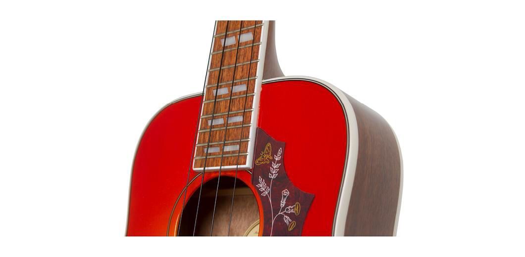 Epiphone Hummingbird Tenor Ukulele in Faded Cherry Sunburst