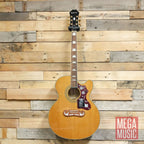 Epiphone EJ200SCE Acoustic Guitar Vintage Natural