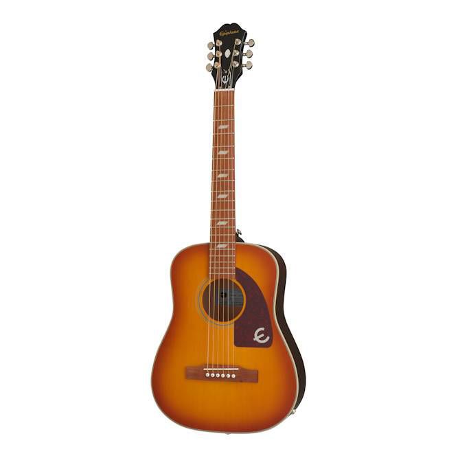 Epiphone Lil' Tex Travel Outfit Acoustic Guitar - Faded Cherry