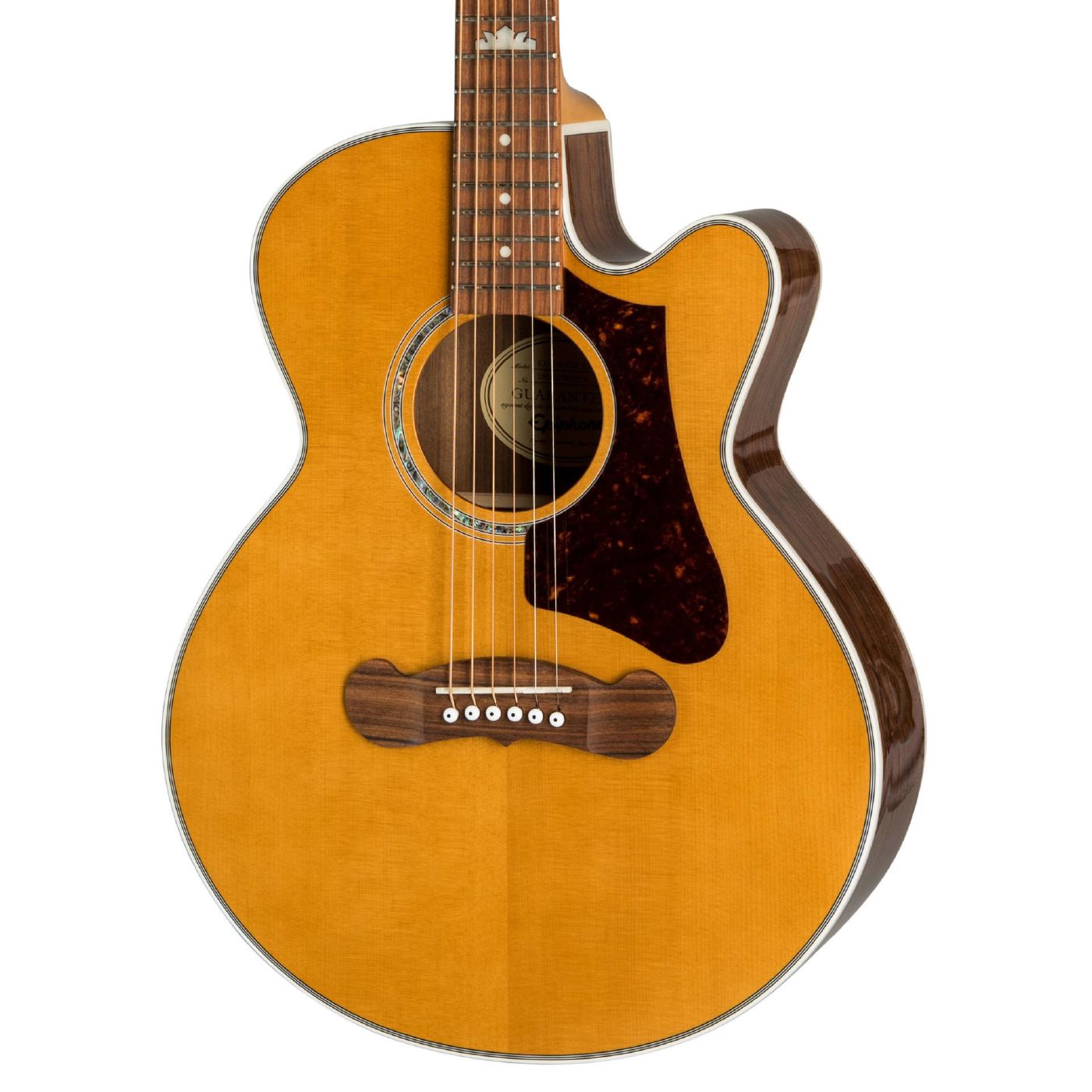 Epiphone EJ-200 Coupe Acoustic Guitar in Vintage Natural (EJ200)