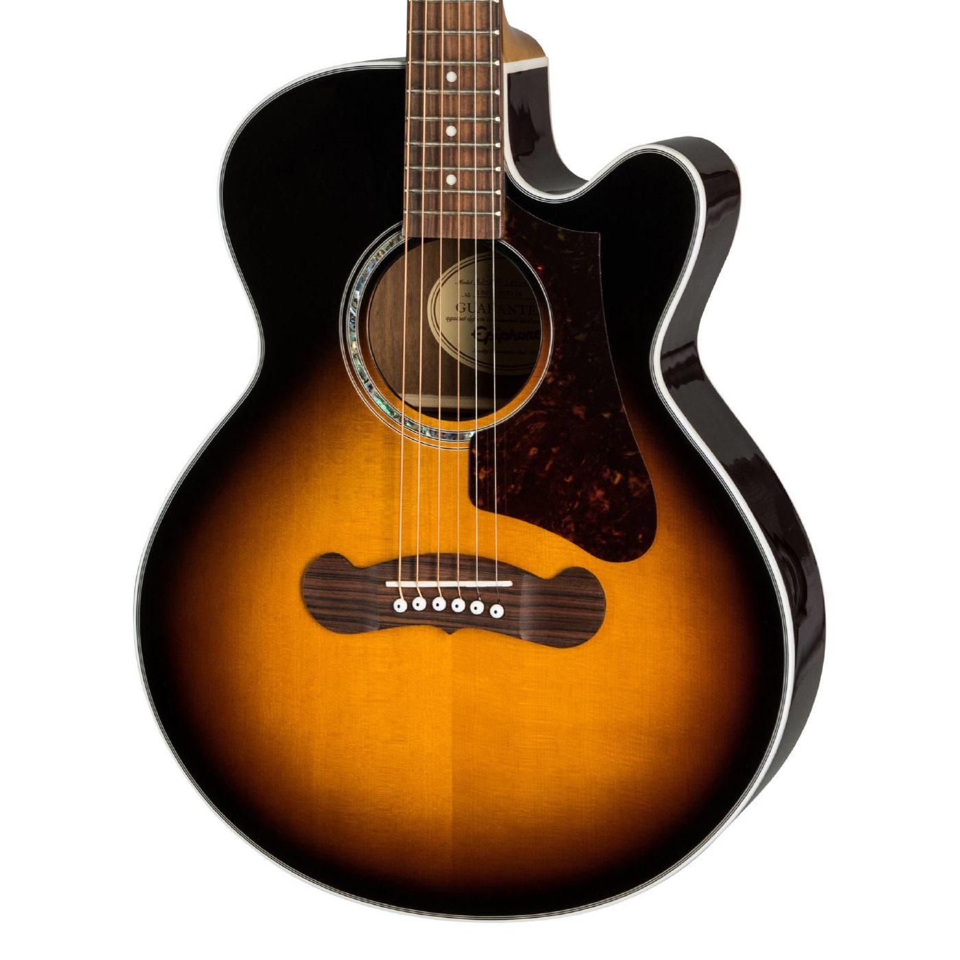 Epiphone EJ-200 Coupe Acoustic Guitar in Vintage Sunburst (EJ200)