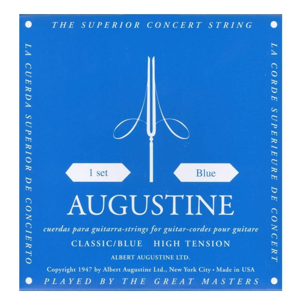 Augustine Blue Classical Guitar Strings - High Tension
