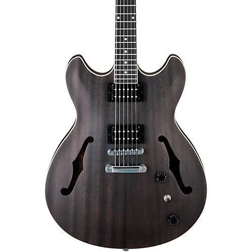 Ibanez AS53 Artcore Semi-Hollow Electric Guitar - Transparent Black Flat