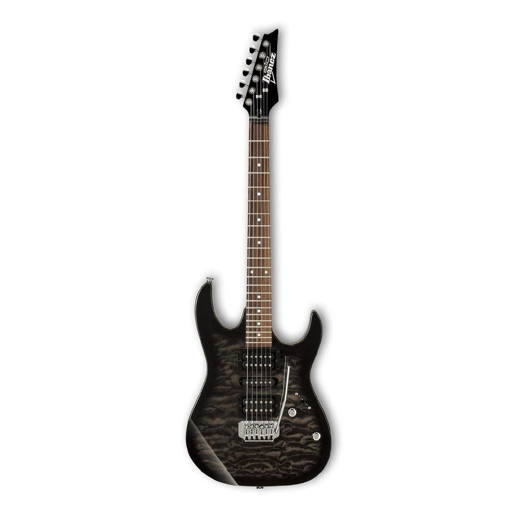 Ibanez GRX70QA TKS Electric Guitar Transparent Black Sunburst