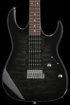 Ibanez GRX70QA TKS Electric Guitar Transparent Black Sunburst