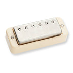 Seymour Duncan Antiquity II Adj Mini Humbucker Neck pickup with vintage-style design and chrome cover for electric guitar.