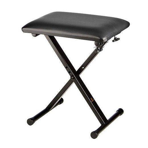 Armour KS75 small keyboard bench with padded seat and adjustable height, designed for comfortable music practice.