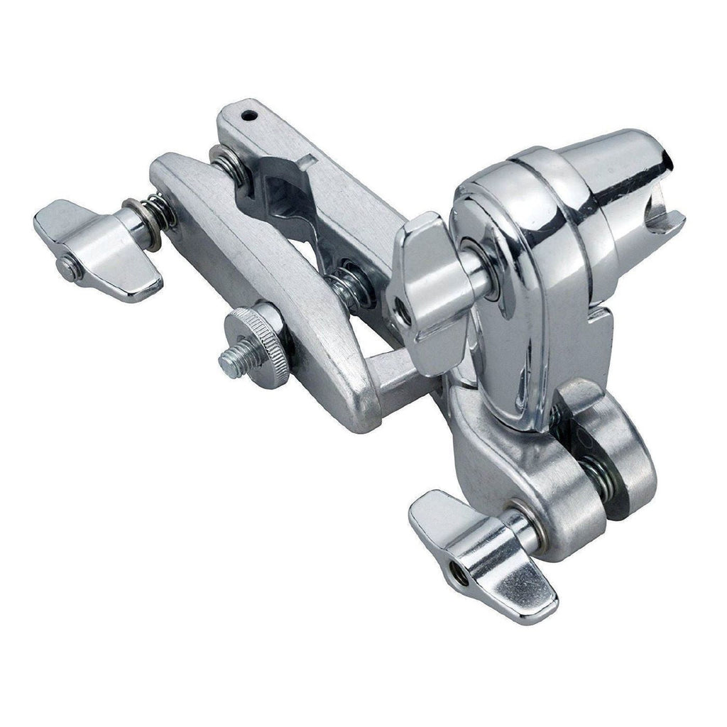 Tama MC66 Universal Clamp for drum hardware, showing its sturdy metal construction and adjustable design for secure mounting.
