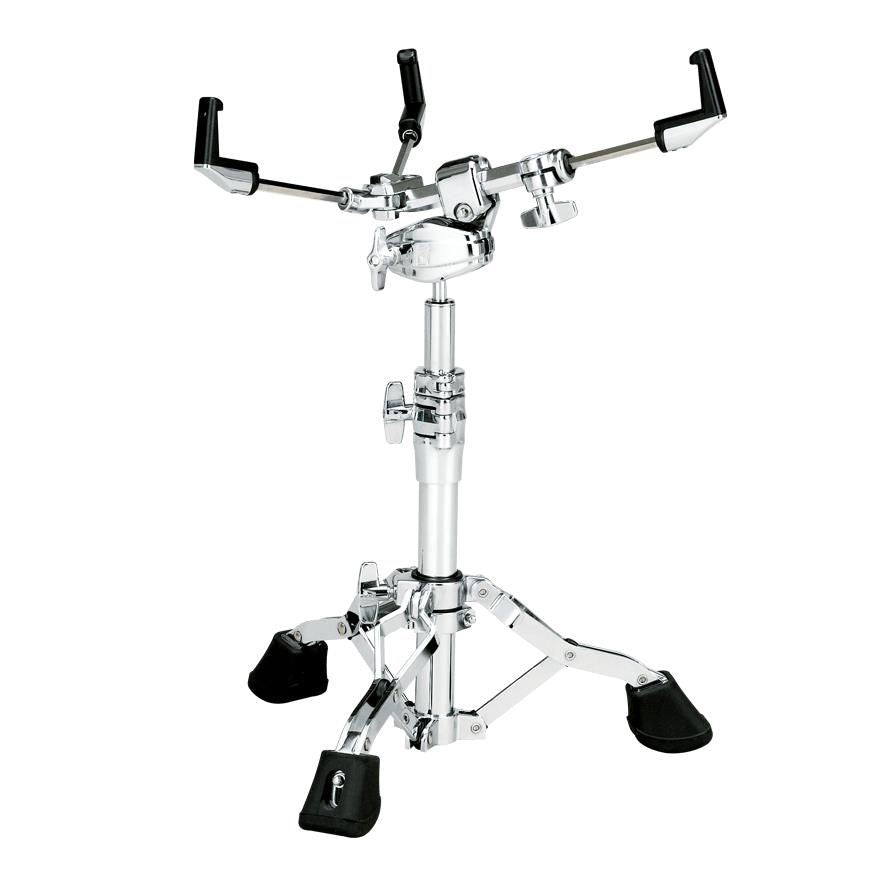 Tama HS100W Star Series snare drum stand with adjustable height and sturdy hardware for secure drum mounting.
