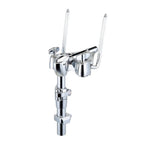 Tama MTH909 Double Tom Holder in chrome, drum hardware accessory with adjustable arms for mounting tom drums.