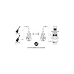 Xvive U2 Guitar Wireless System 2.4 Ghz - Wood