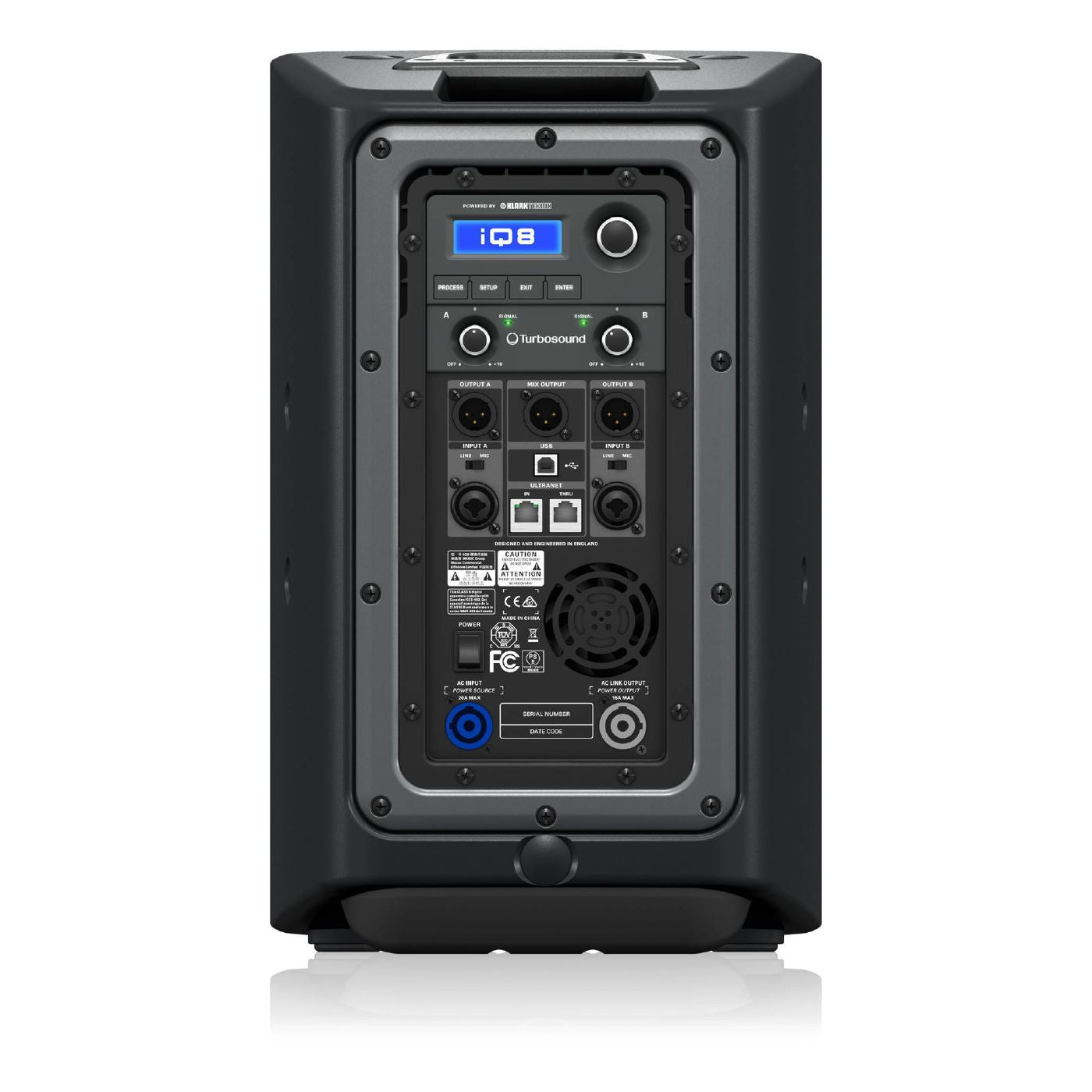 Turbosound iQ8 8 inch Powered PA Speaker