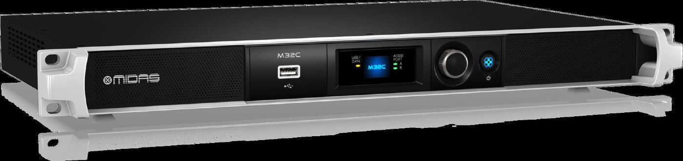 Midas M32C Digital Rack Mixer for Installed and Live Sound with 40 Input Channels and 25 Mix Buses