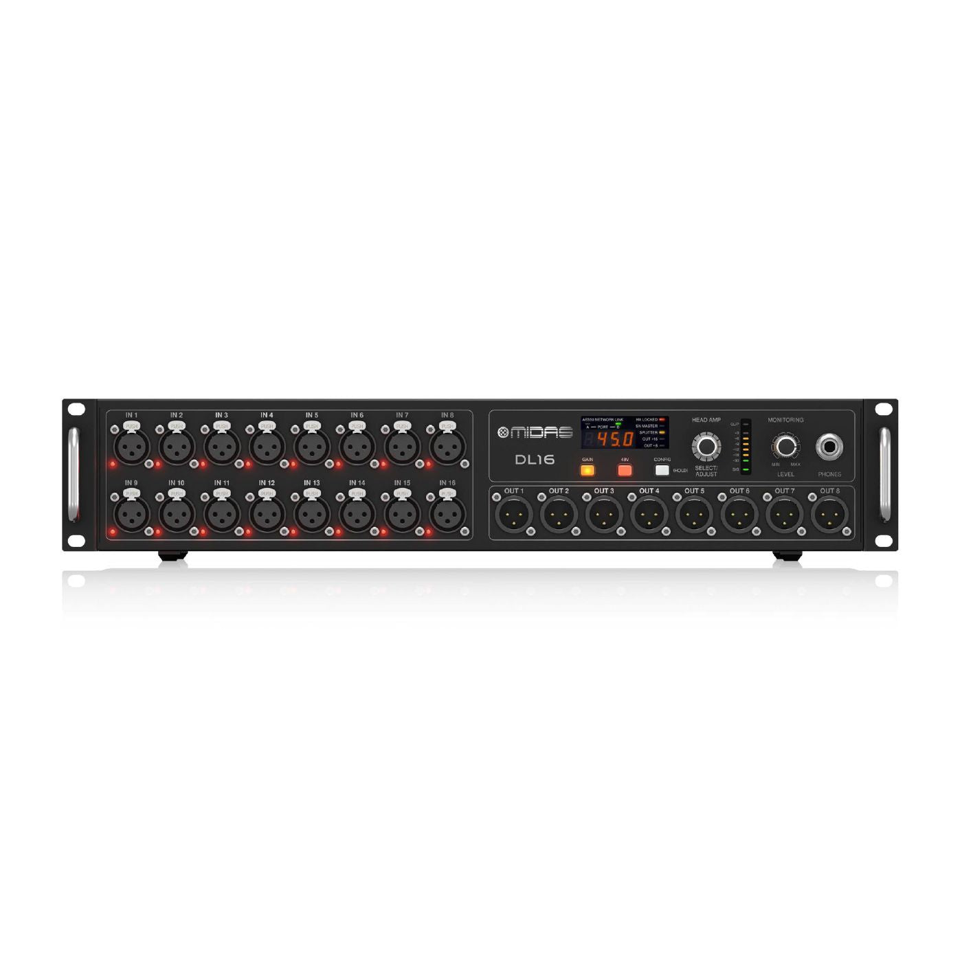 Midas DL16 Digital Stagebox 16 Inputs / 8 Outputs