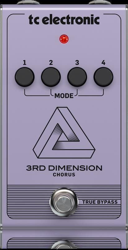 TC Electronic 3rd Dimension Vintage Analog Chorus Guitar Effects Pedal