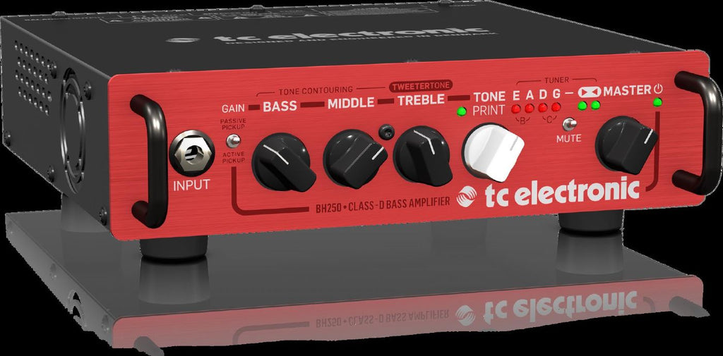 TC Electronic BH250 250 Watt Micro Bass Head Amplifier
