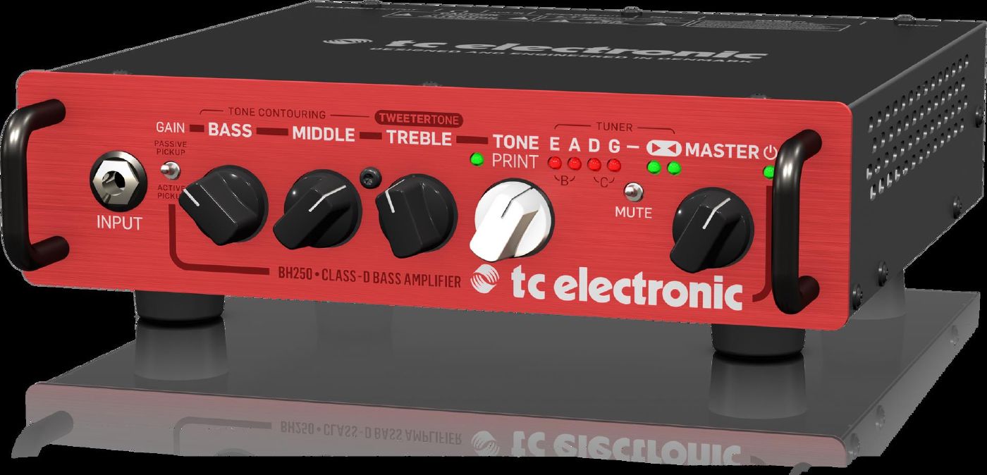 TC Electronic BH250 250 Watt Micro Bass Head Amplifier